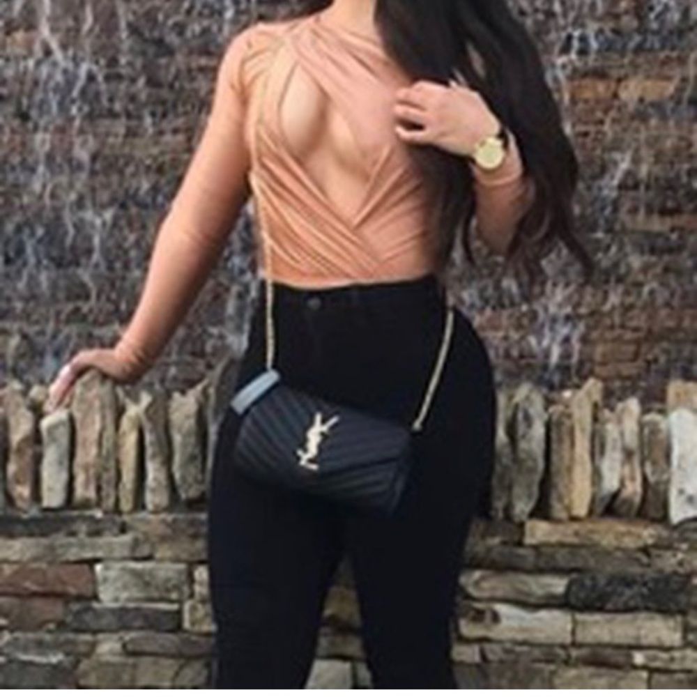 Bodysuit in champagne/bronze